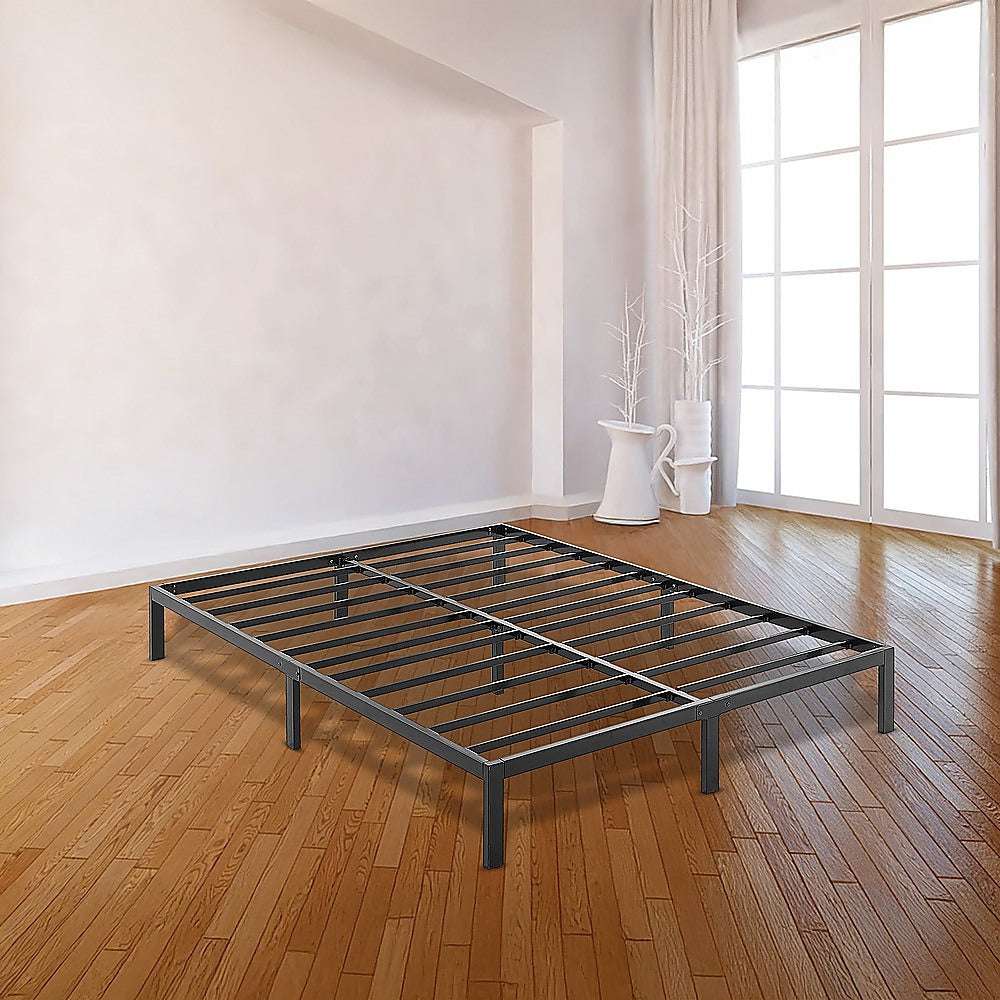 Double Full Metal Bed Frame Base – Sturdy Steel Bed Base for Australian Mattress