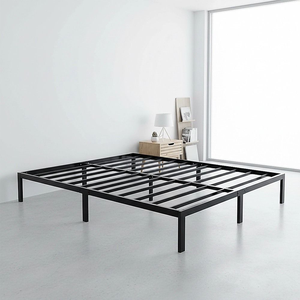 Queen Full Metal Bed Frame Base ??Sturdy Steel Bed Base for Australian Mattress Bedworld