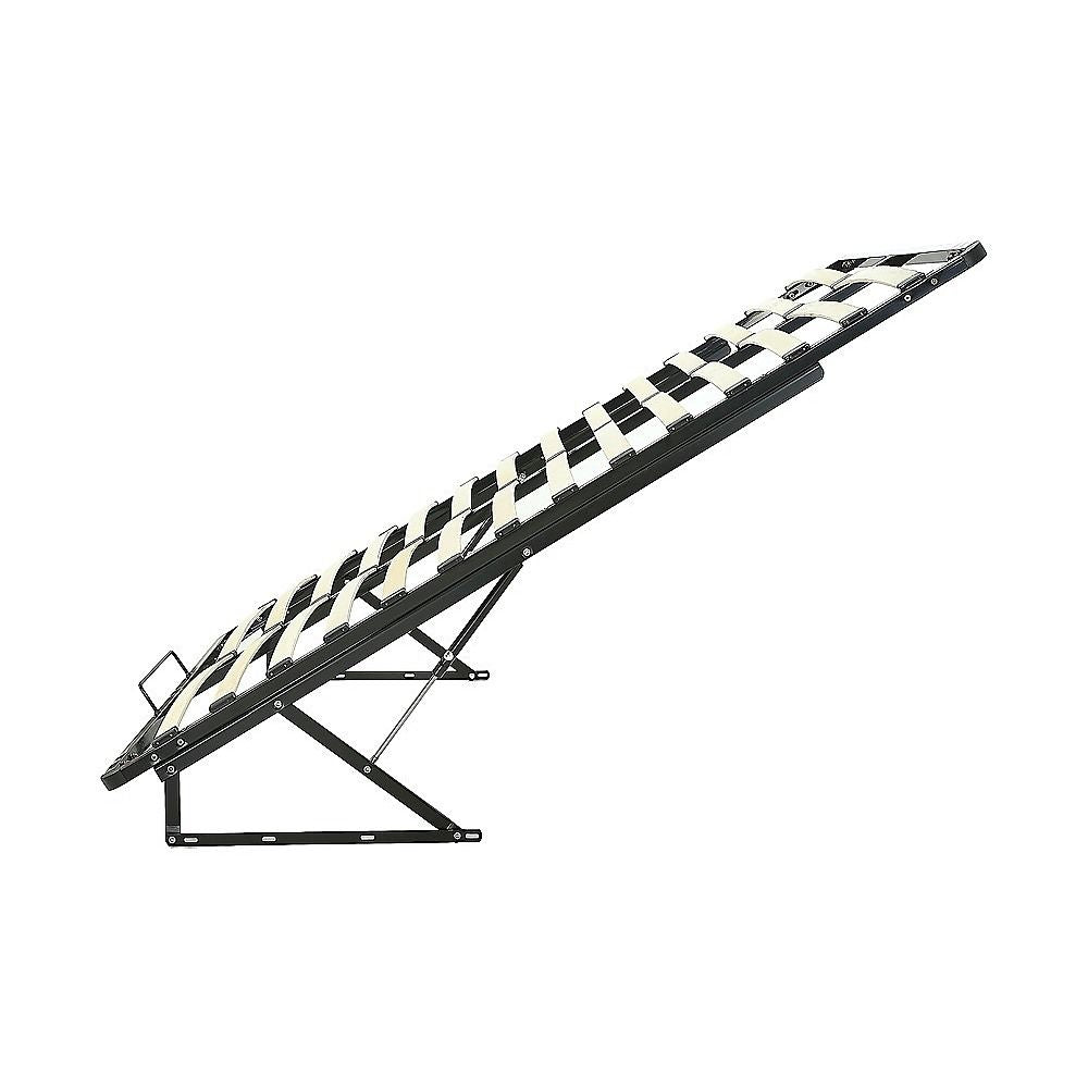 Gas Lift Bed Mechanism – Queen Bed Frame with Wooden Slats Bedworld