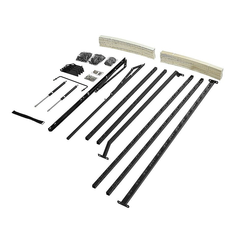 Gas Lift Bed Mechanism – Queen Bed Frame with Wooden Slats Bedworld