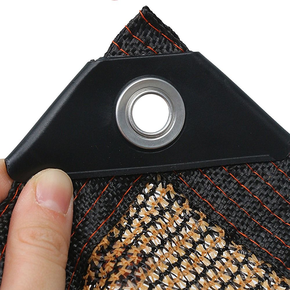 20m x 2m Fence Windscreen Privacy Screen Shade Cover Coffee Fabric Mesh Garden Bedworld