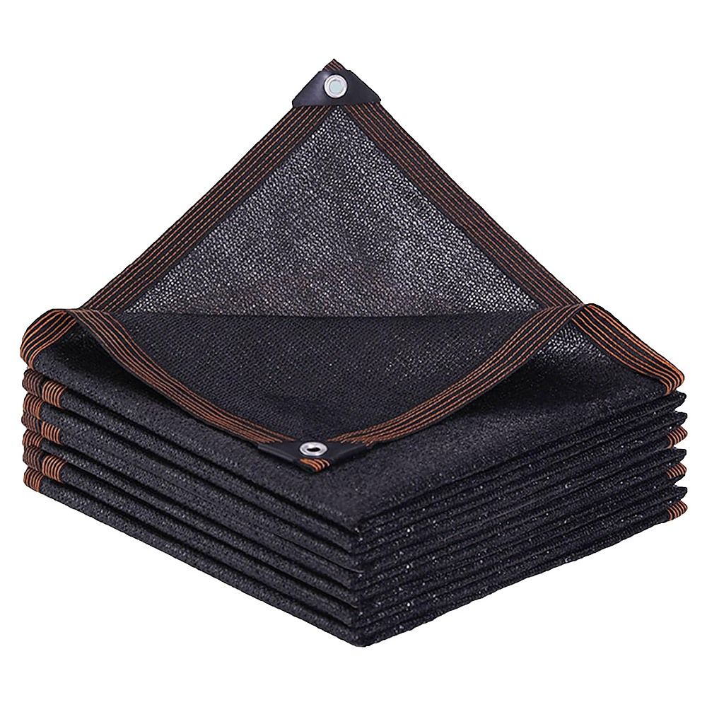 20m x 2m Fence Windscreen Privacy Screen Shade Cover Black Fabric Mesh Garden Bedworld