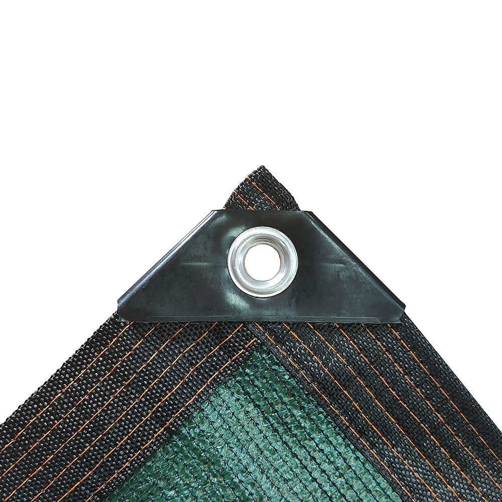 20m x 2m Fence Windscreen Privacy Screen Shade Cover Dark Green Fabric Mesh Garden Bedworld