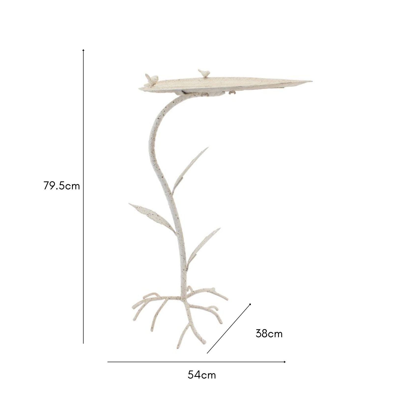 Riviera Leaf-Shape Birdfeeder w Roots 79cm