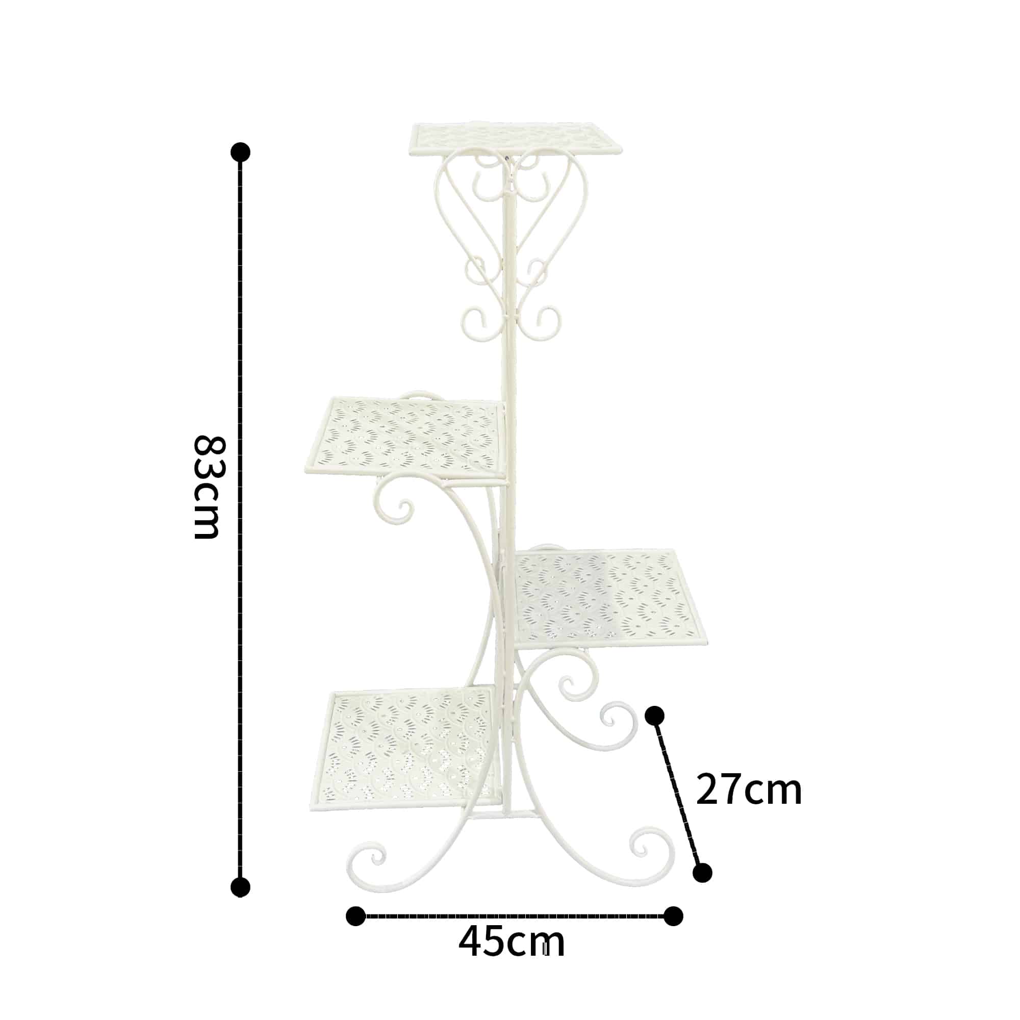Bordeaux 4-Tier Potplant Stand 83cm