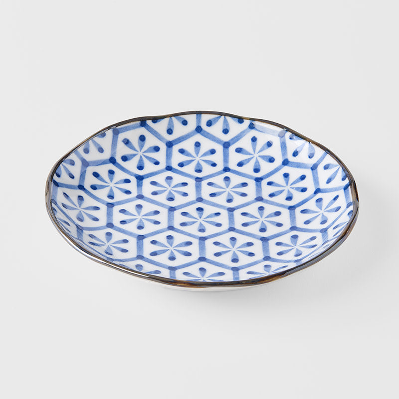 Tapas Plate 16.5cm Flower Design