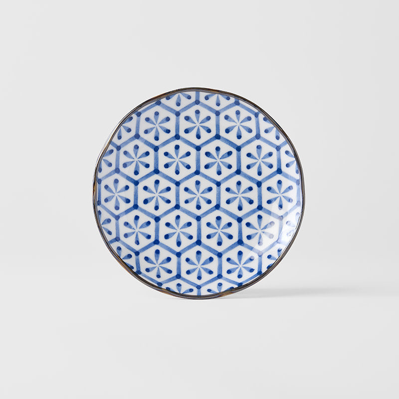 Tapas Plate 16.5cm Flower Design