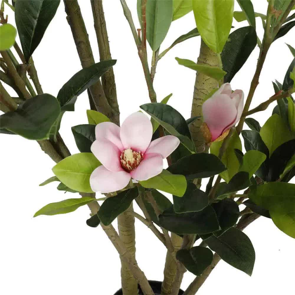 Faux Flowering Pink Magnolia Tree with Pot 250cm