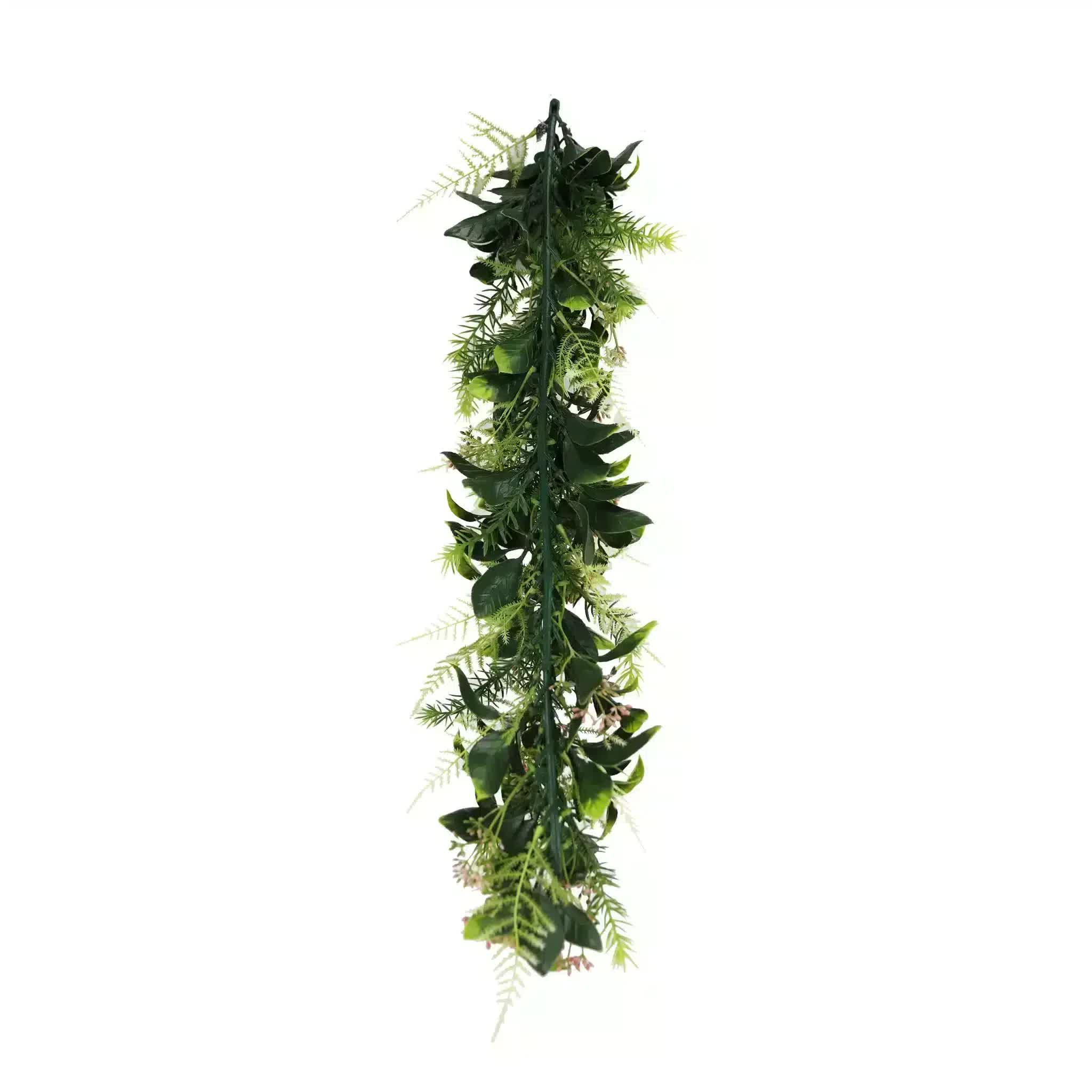 Artificial Extendable Hanging Flowering Cedar Vine UV Resistant 55cm