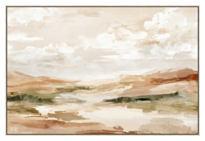 Shape Of Stillness Framed Artwork 120cm