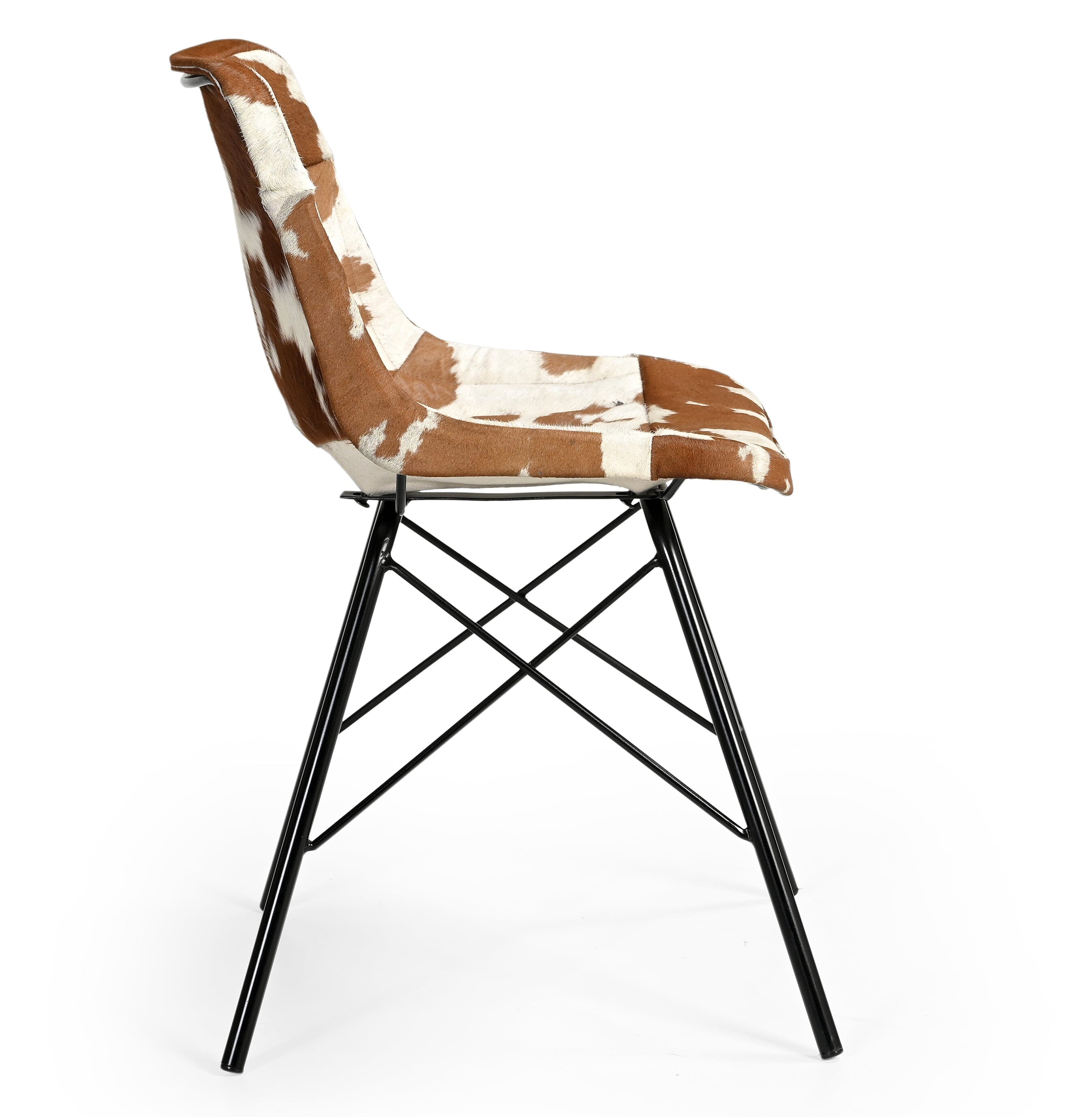 EAMES STYLE COWHIDE CHAIR