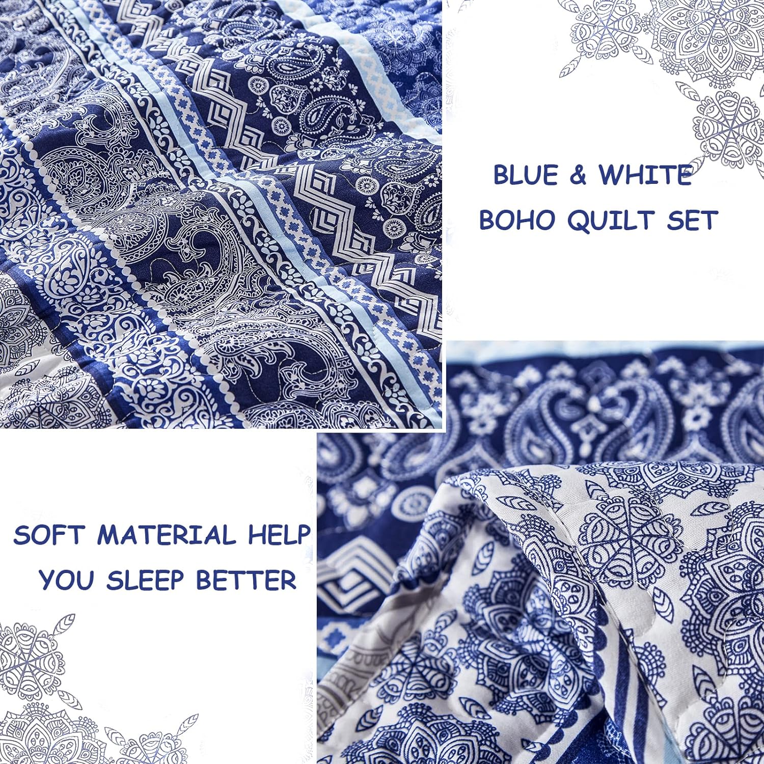 Sophisticated Quilted Coverlet and Pillowcases Set: A Timeless Addition - Queen size