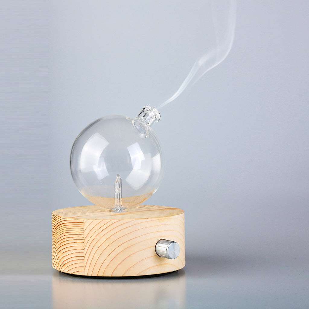 Geometry Round Nebuliser - Waterless Diffuser | Essential oil Burner | Aromatherapy| Home Fragrance