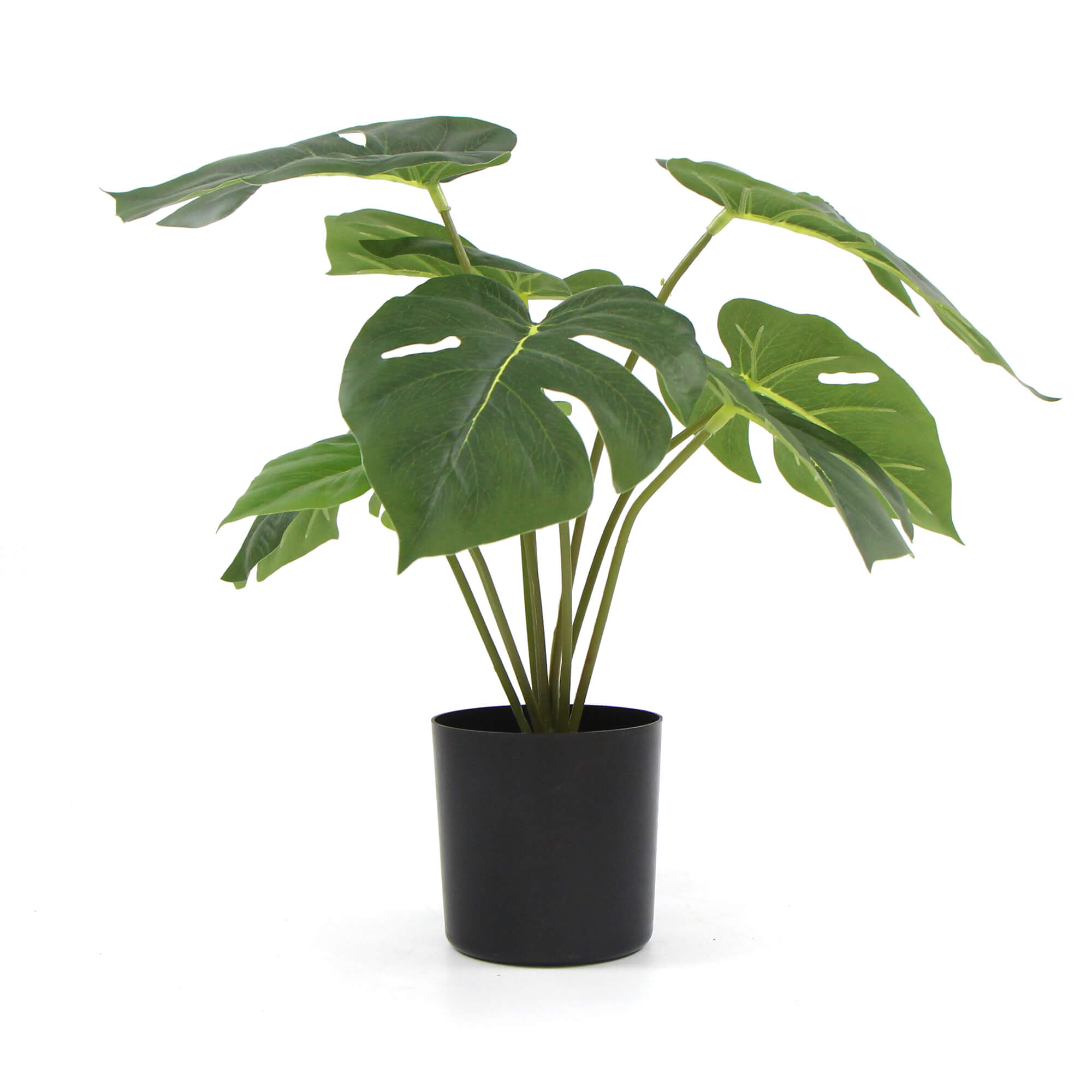 Potted Artificial Split Philodendron Plant
