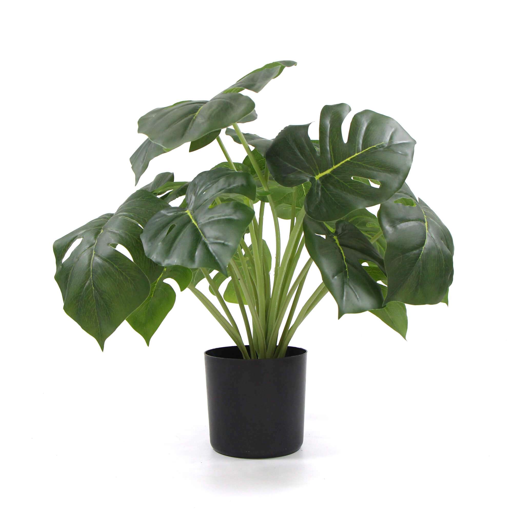 Dense Potted Artificial Split Philodendron Plant