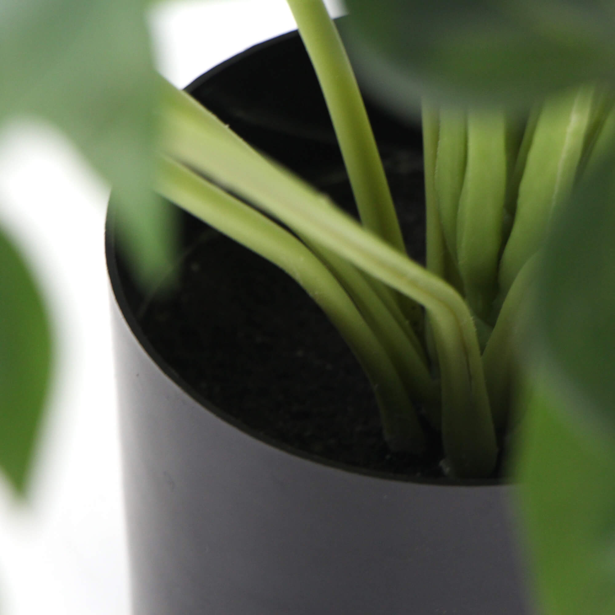 Dense Potted Artificial Split Philodendron Plant