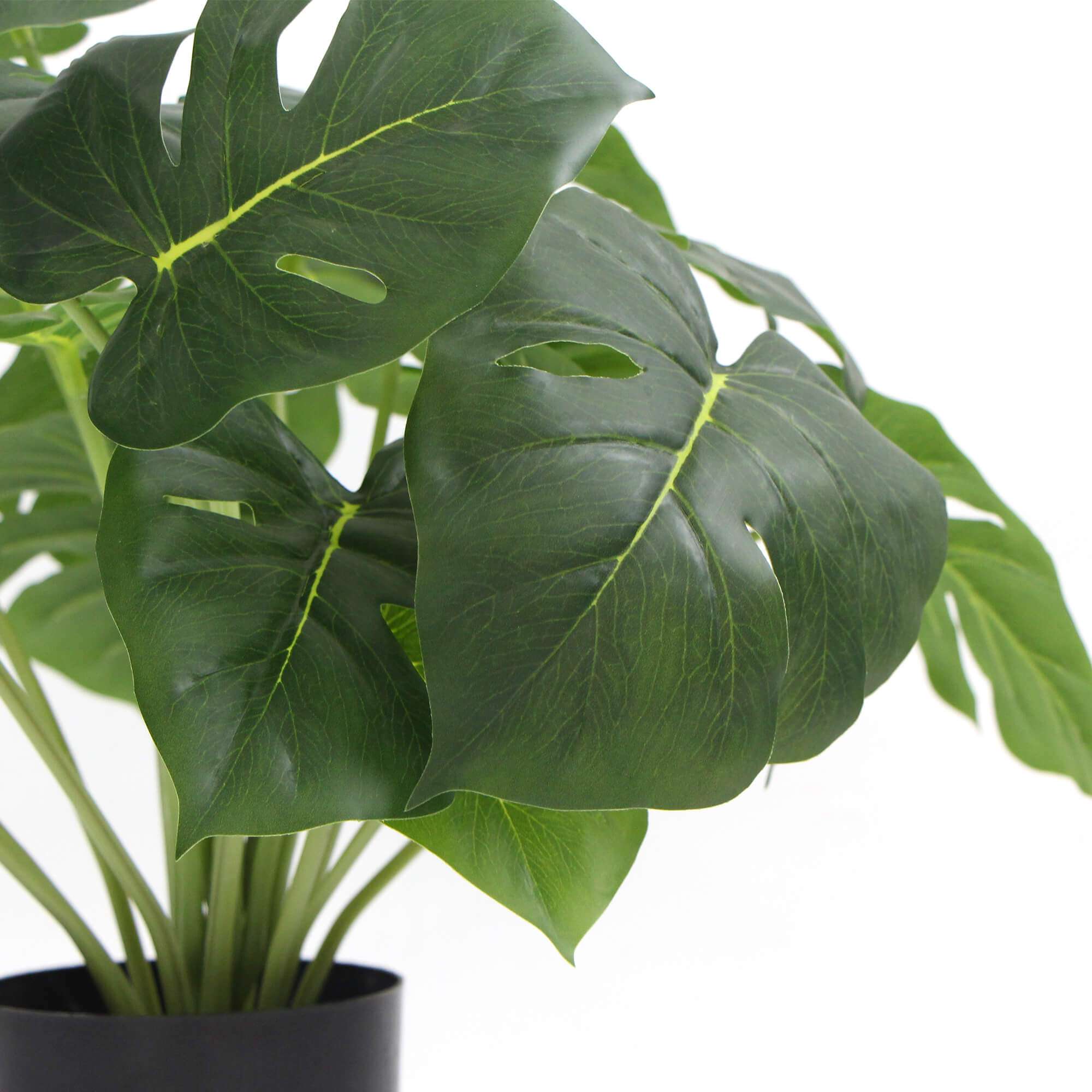 Dense Potted Artificial Split Philodendron Plant