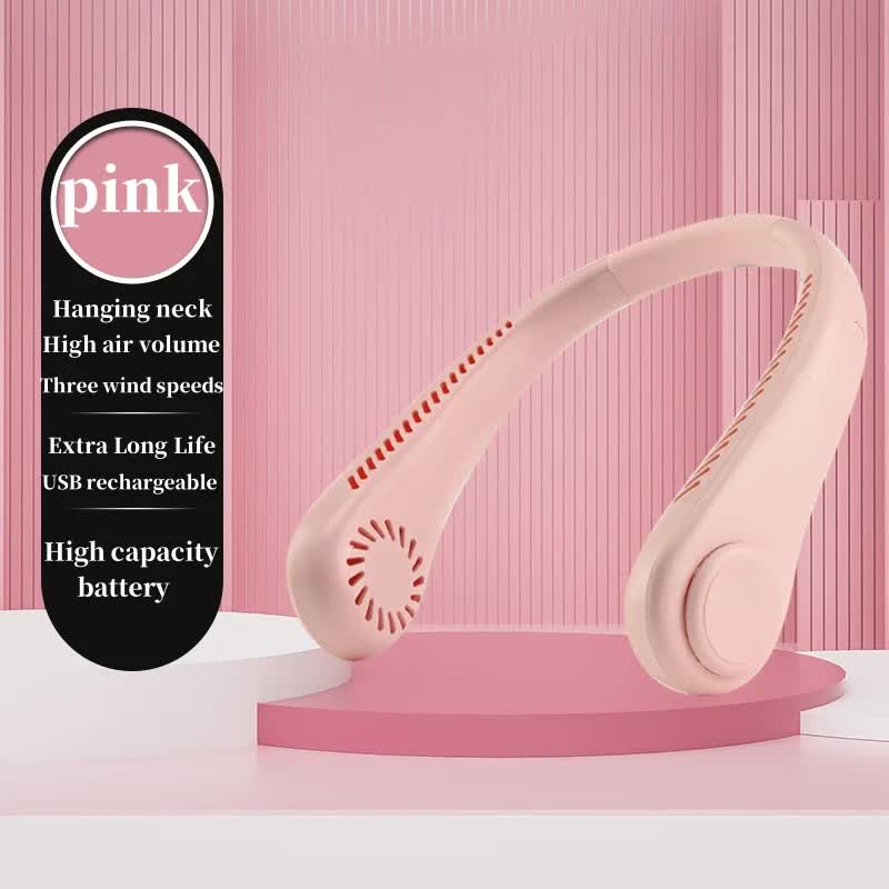 Pink neck outlets fan