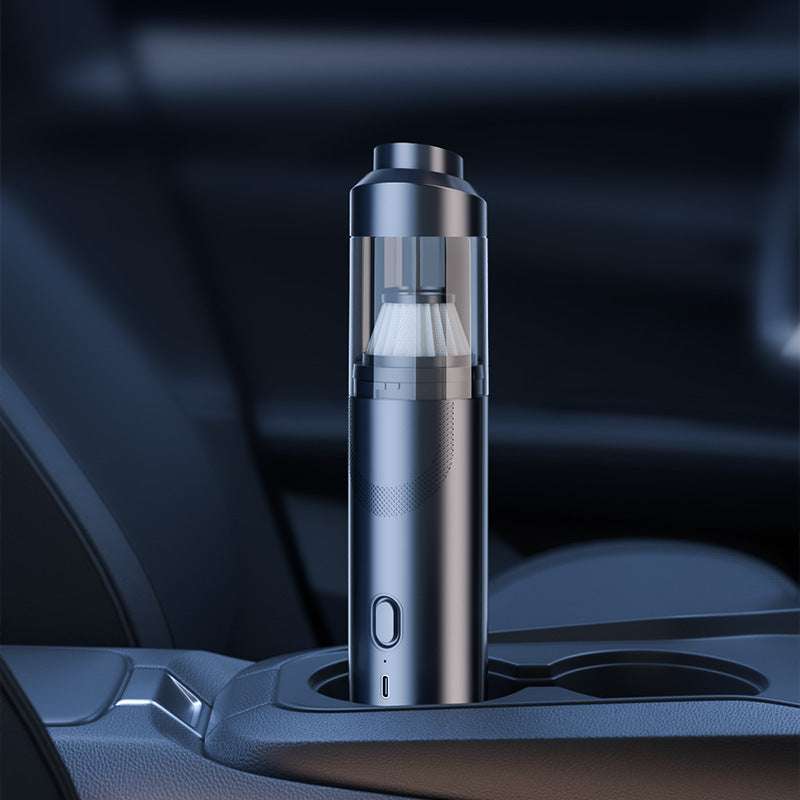 White Cordless Handheld Vacuum Cleaner with Blower Function - Compact and Rechargeable 120W Power