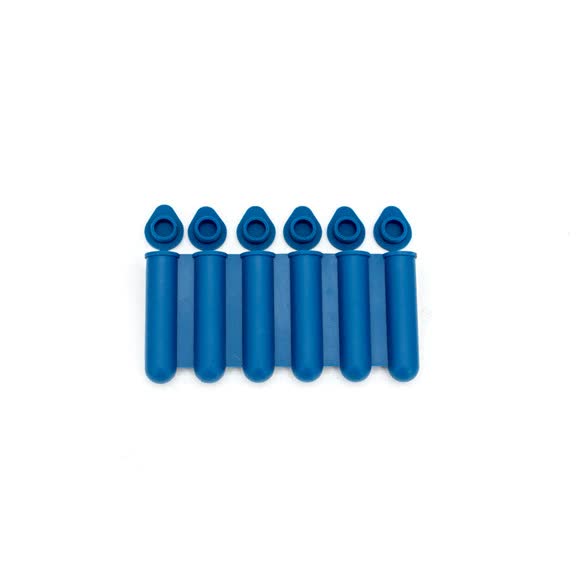 Blue Reusable Silicone Ice Stick Mold - 10-Piece Set for Drinks and Bottles (6 x 1.2 cm per Stick)