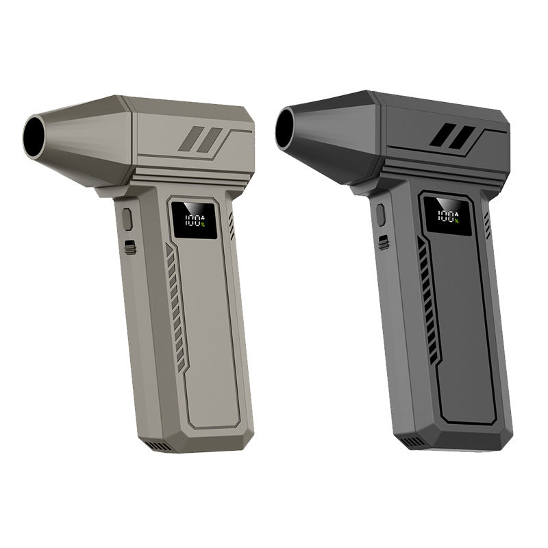 Black 130,000 Turn Compact Handheld Air Blower and Vacuum Cleaner with Dual Functionality (product without the vac attachments)