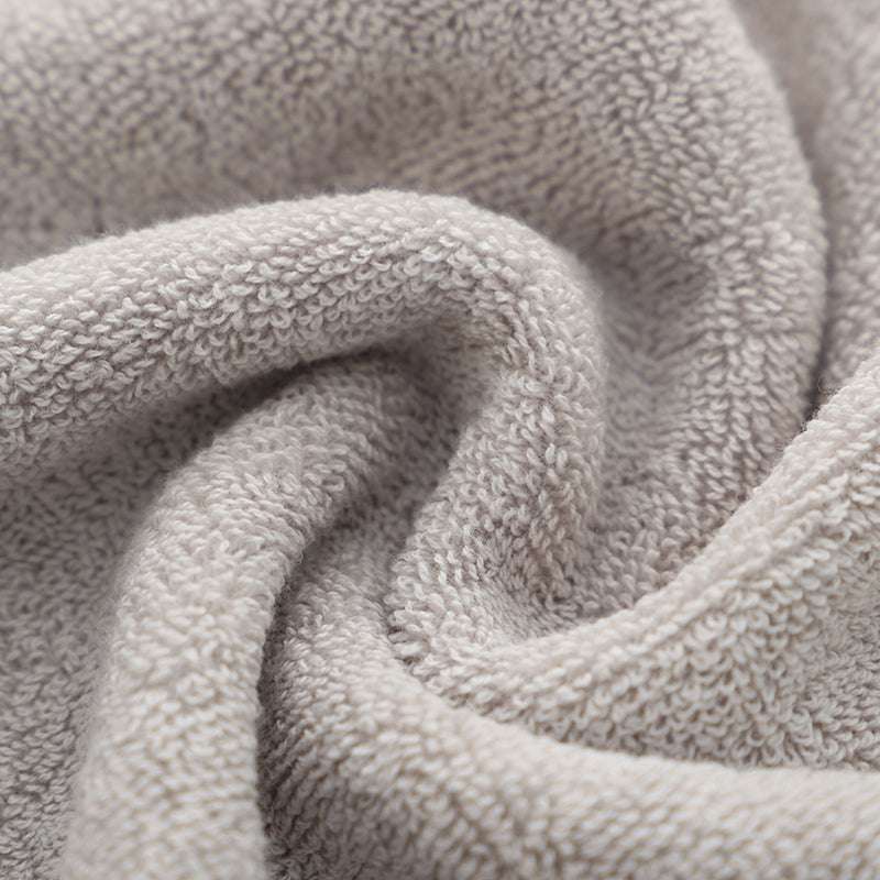 Dark Gray Soft Cotton Bath Towel - 70x140cm, Quick Dry, Super Absorbent