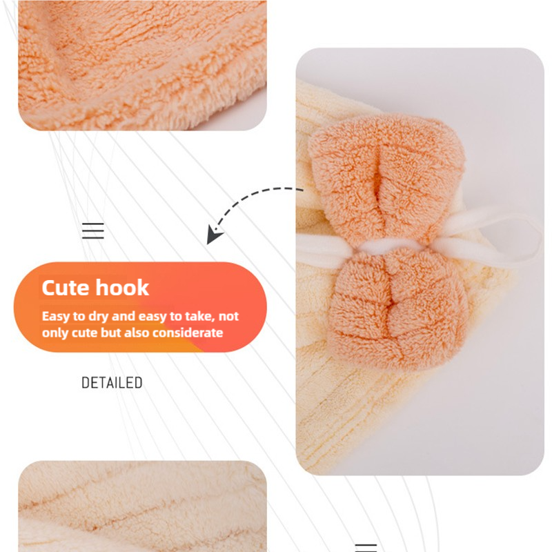 Coral fleece towel bundle with ribbon-tied washcloths and soft terry texture