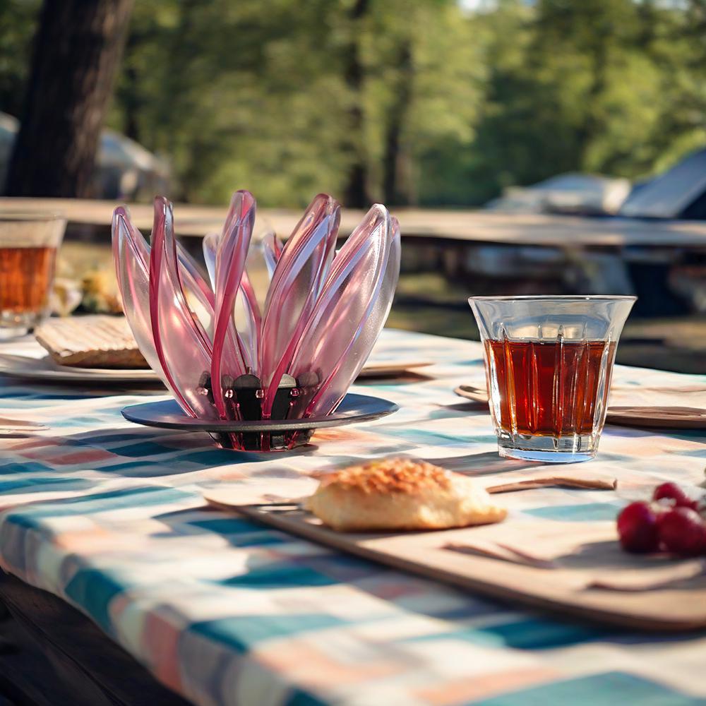 V60 Pour Over Coffee Dripper - Heat Resistant Brew Filter Cone - Orange(White Base)