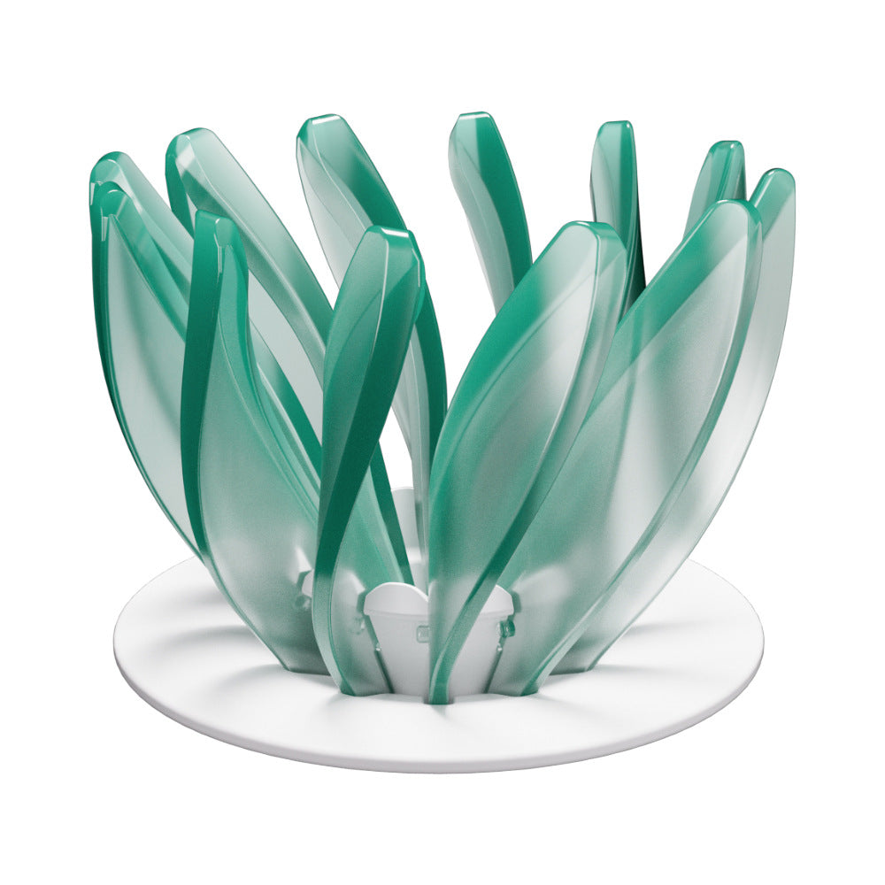 V60 Pour Over Coffee Dripper - Heat Resistant Brew Filter Cone - Green(White Base)