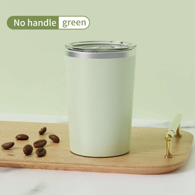 Green Portable Automatic Mixing Coffee Cup - Stainless Steel Magnetic Stirrer(No handle)