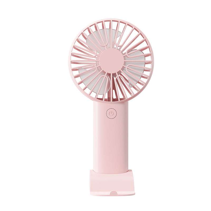 2 PCS Pink Portable USB Fan - 3 Speed Settings - Perfect for Office, Desk & Travel