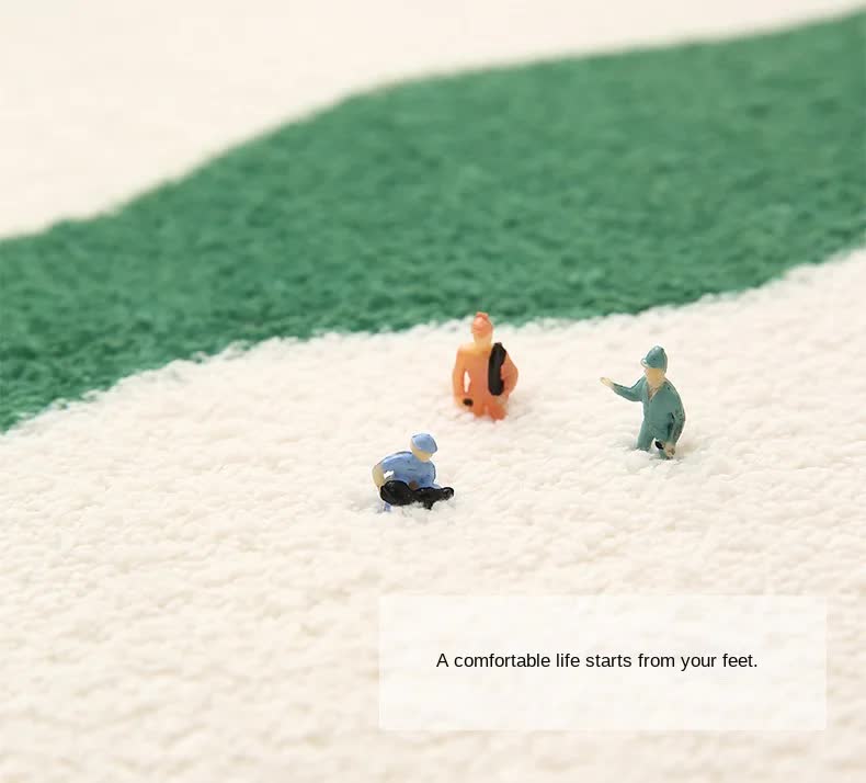 2 Pcs Red And White Foot-Shaped Plush Bath Mat - Non-Slip Absorbent Bathroom Rug for Bedroom and Doorway (50x80cm)