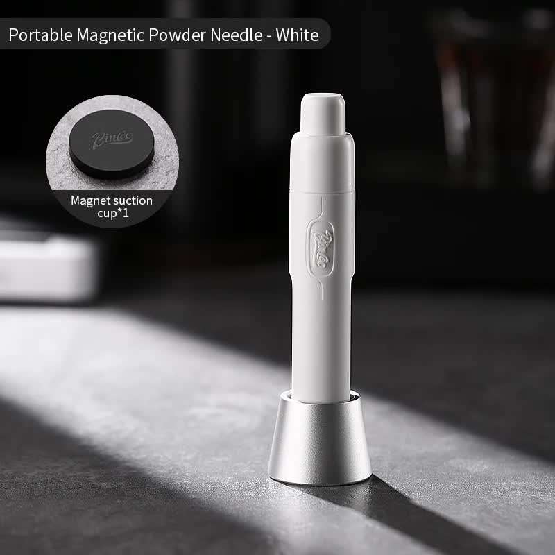 White Telescopic Magnetic Stainless Steel Coffee Tamper Needle - Espresso Powder Distributor