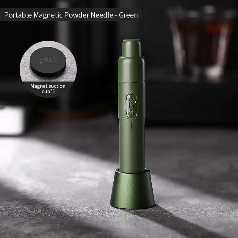 Green Telescopic Magnetic Stainless Steel Coffee Tamper Needle - Espresso Powder Distributor