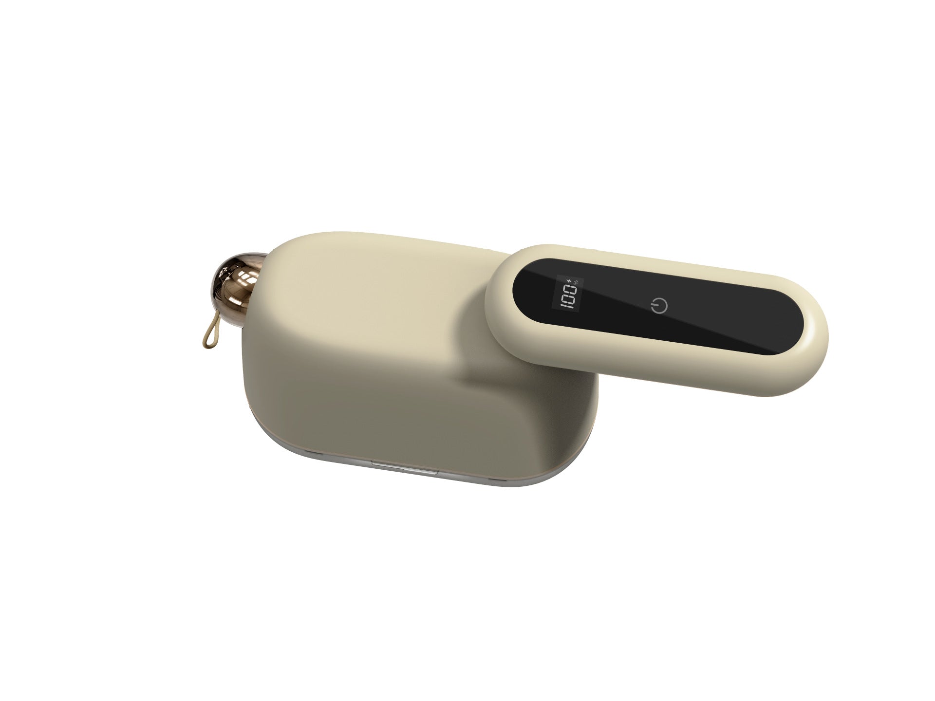 Compact Electric Lint Remover with LED Display & Dual Head - USB Rechargeable(yellow)