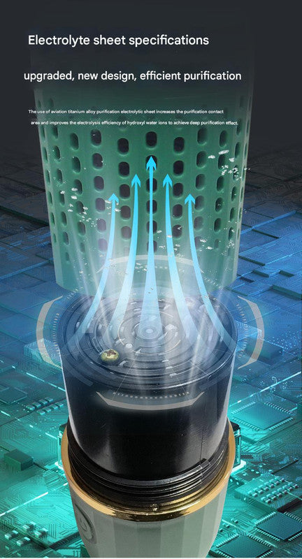 Wireless Fruit & Vegetable Purifier - Electrolytic Cleaning, Removes Residue, IPX7 Waterproof(white)