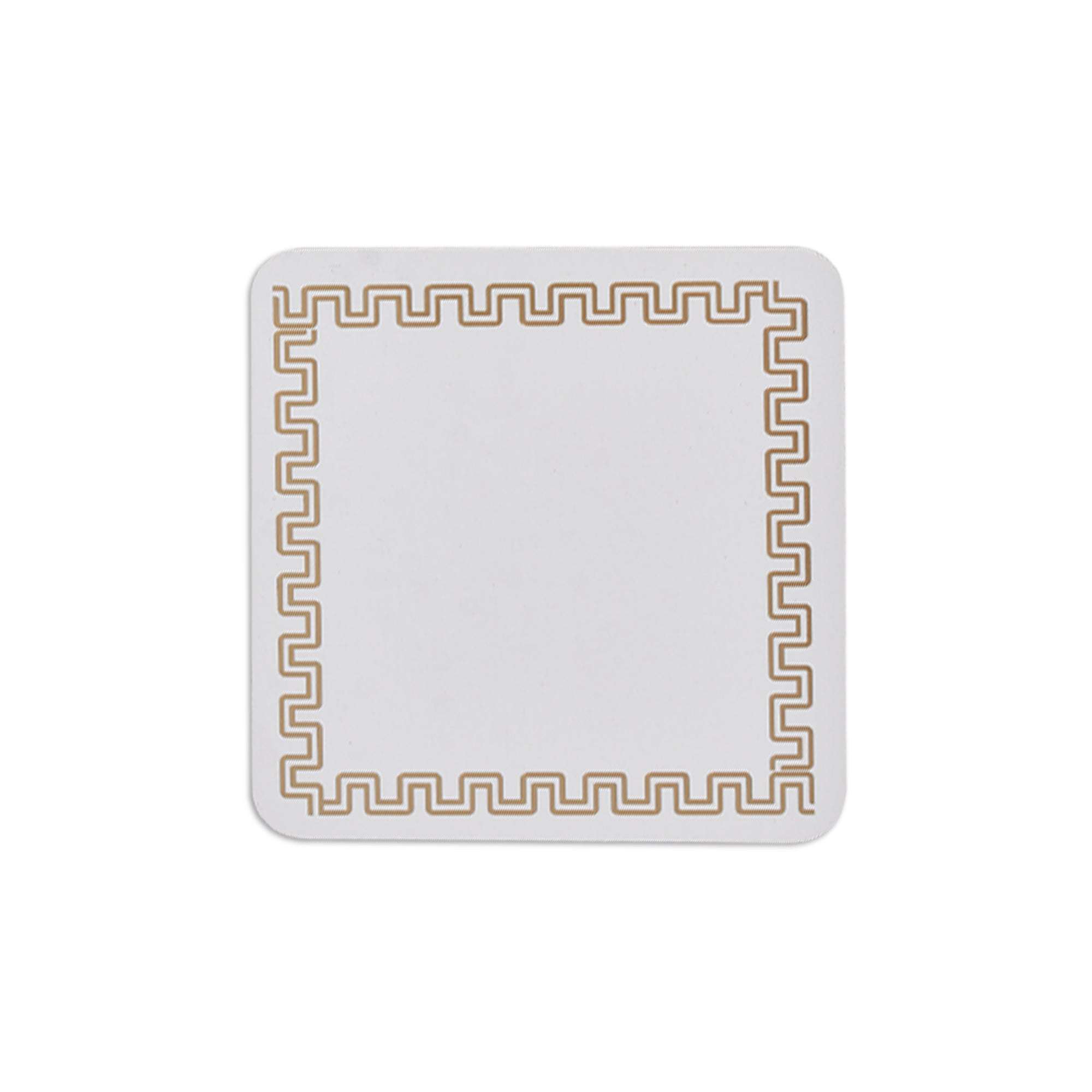 Clevinger Set of 4 MDF Coasters Gold Border
