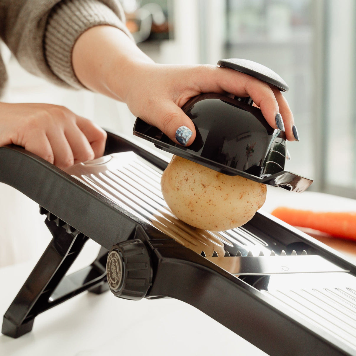 1 Mandolin Slicer Stainless Steel Blade Bowl Fit