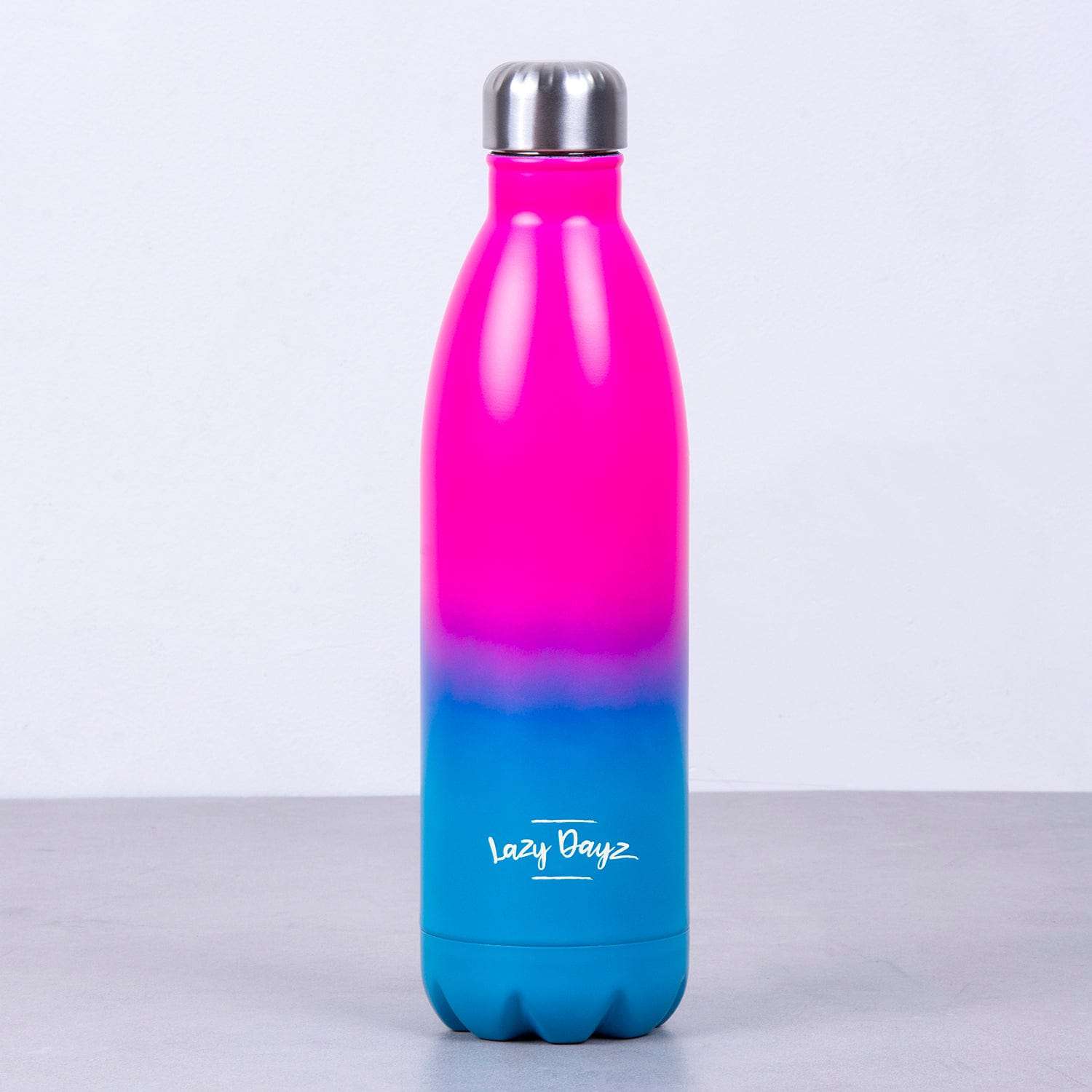 Lazy Dayz Jumbo Drink Bottle 1L - Pink Blue Ombre
