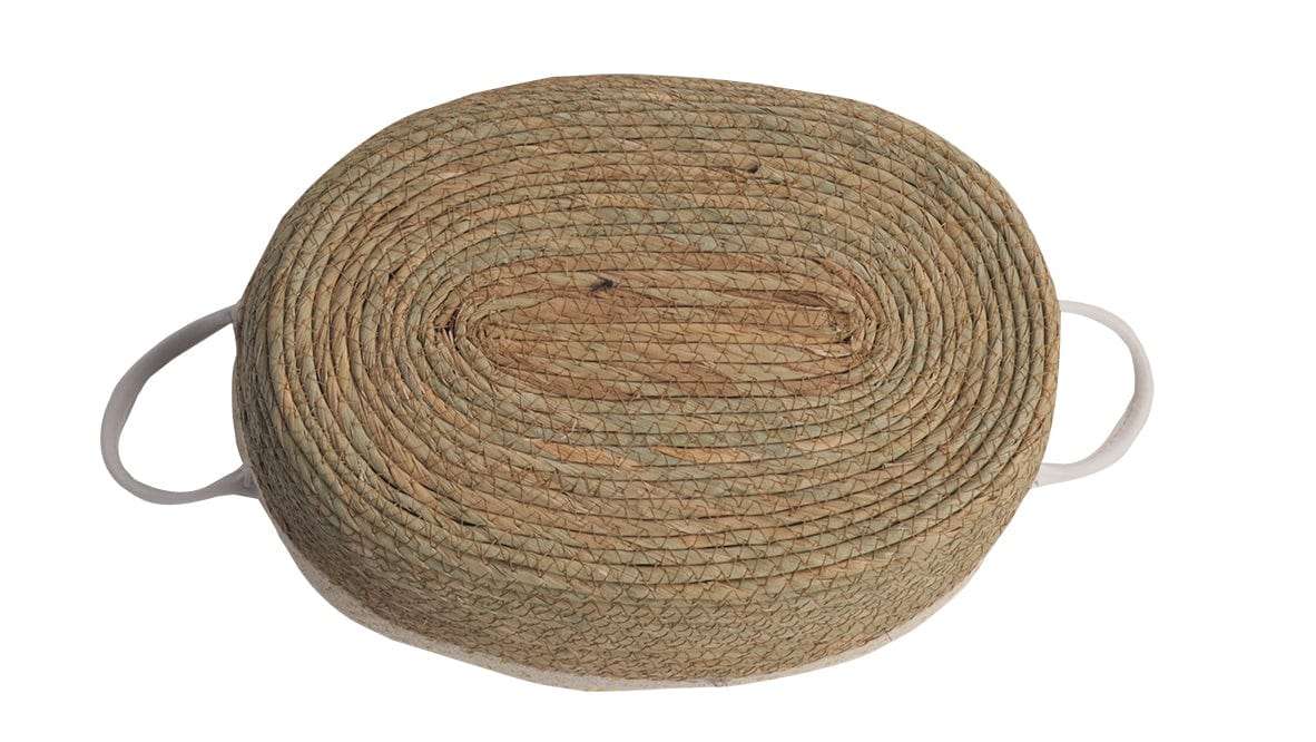 3 Pc Cotton Rope Storage Baskets - Stripe, Handles