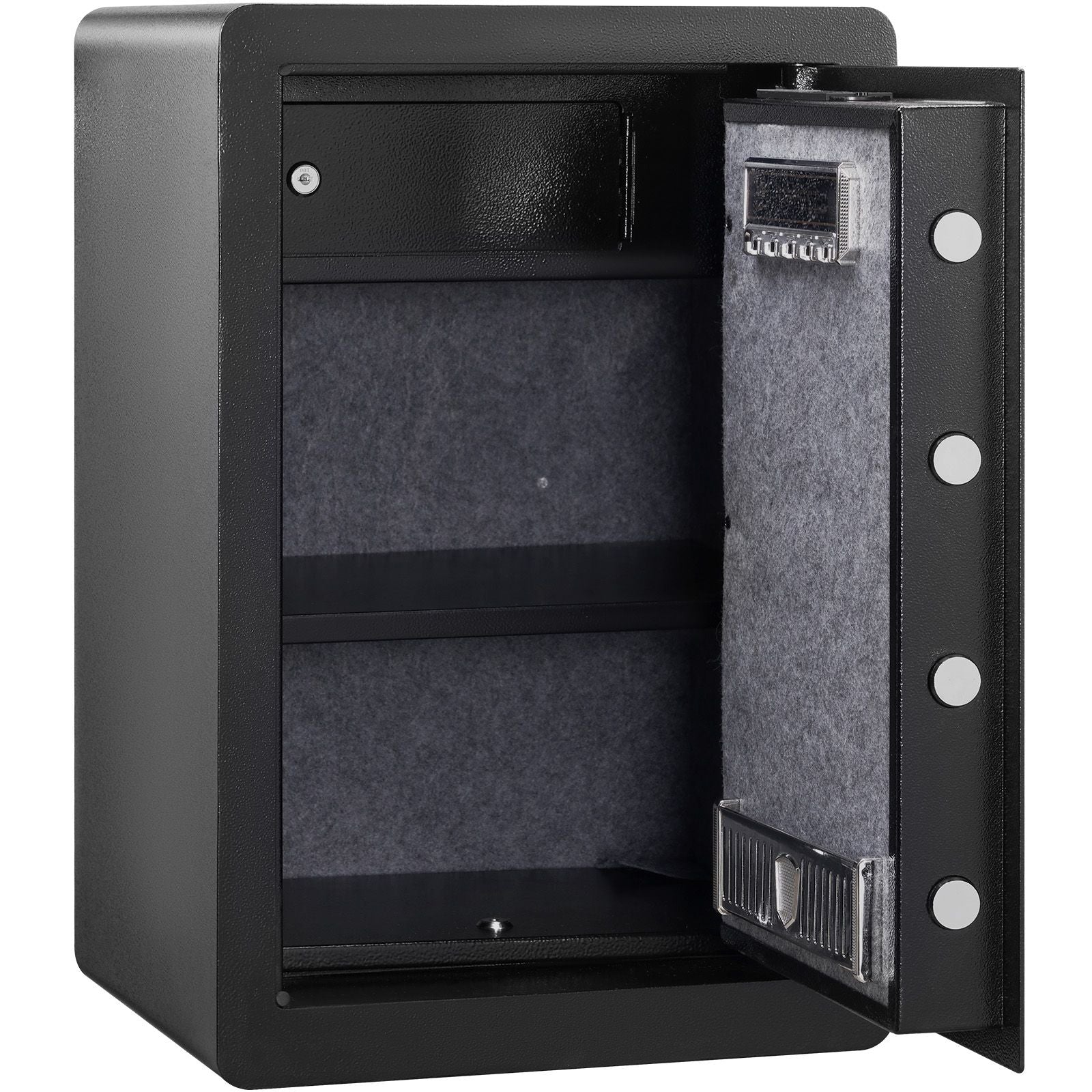 Safe 2.2 Cubic Feet Home Safe Steel for Cash Gold 15.75x13x23.6 inch Bedworld