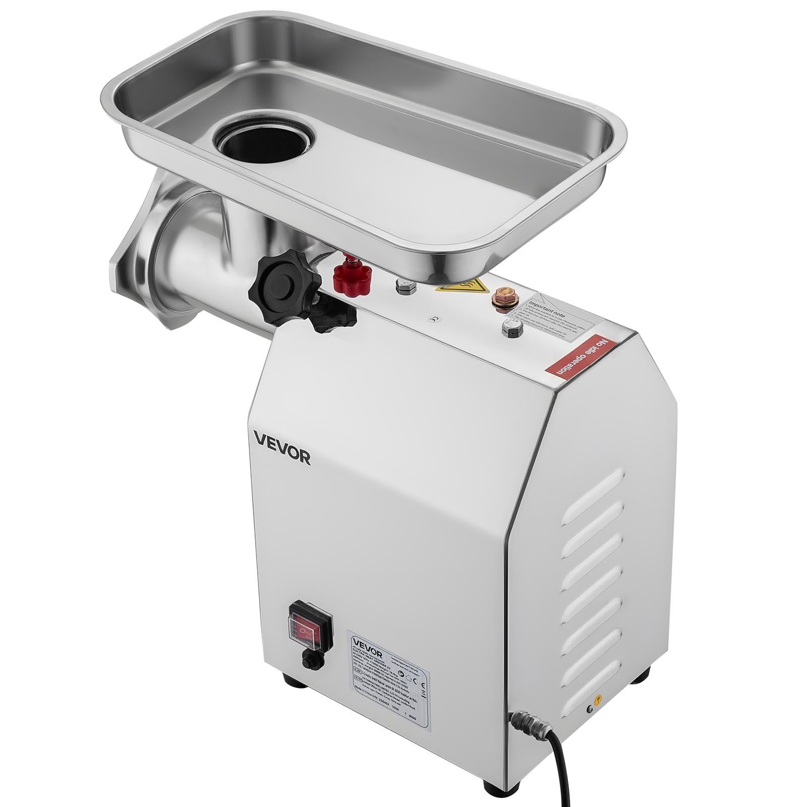 VEVOR Commercial Electric Meat Grinder 9.2 Lbs/Min Sausage Stuffer Maker Kitchen