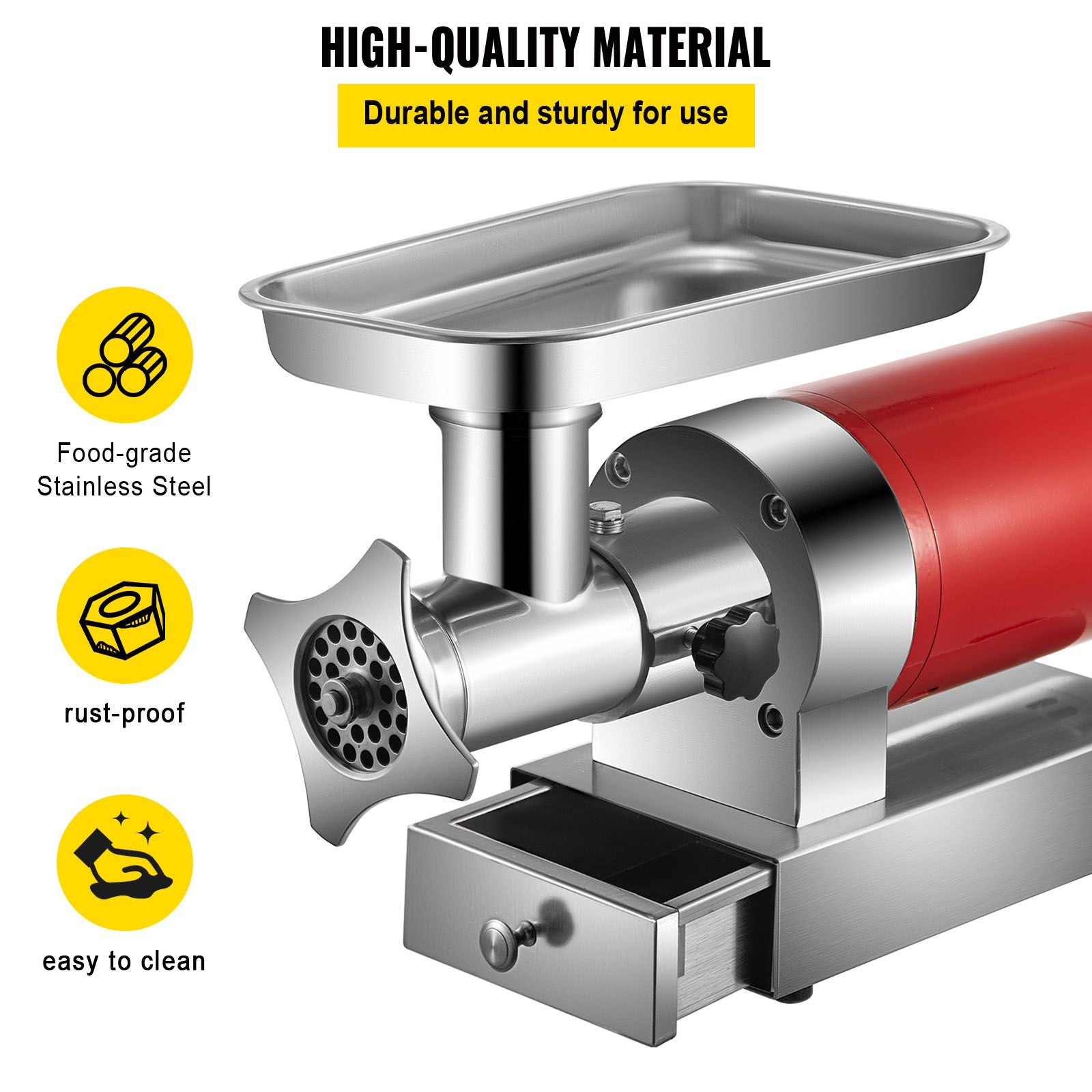 Electric Meat Grinder Machine Electric Meat Mincer 661 Lbs/Hour 1100W Bedworld