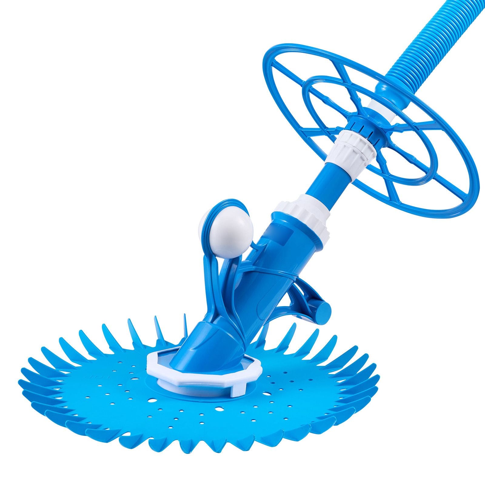 Suction Pool Cleaner, Automatic Pool Vacuum Cleaner, Suction Side Automatic Pool Cleaner, Suction Vacuum Pool Sweeper with 12 Hoses, for In-ground and Above-ground Pool Up to 609.6 x 1066.8 cm Bedworld