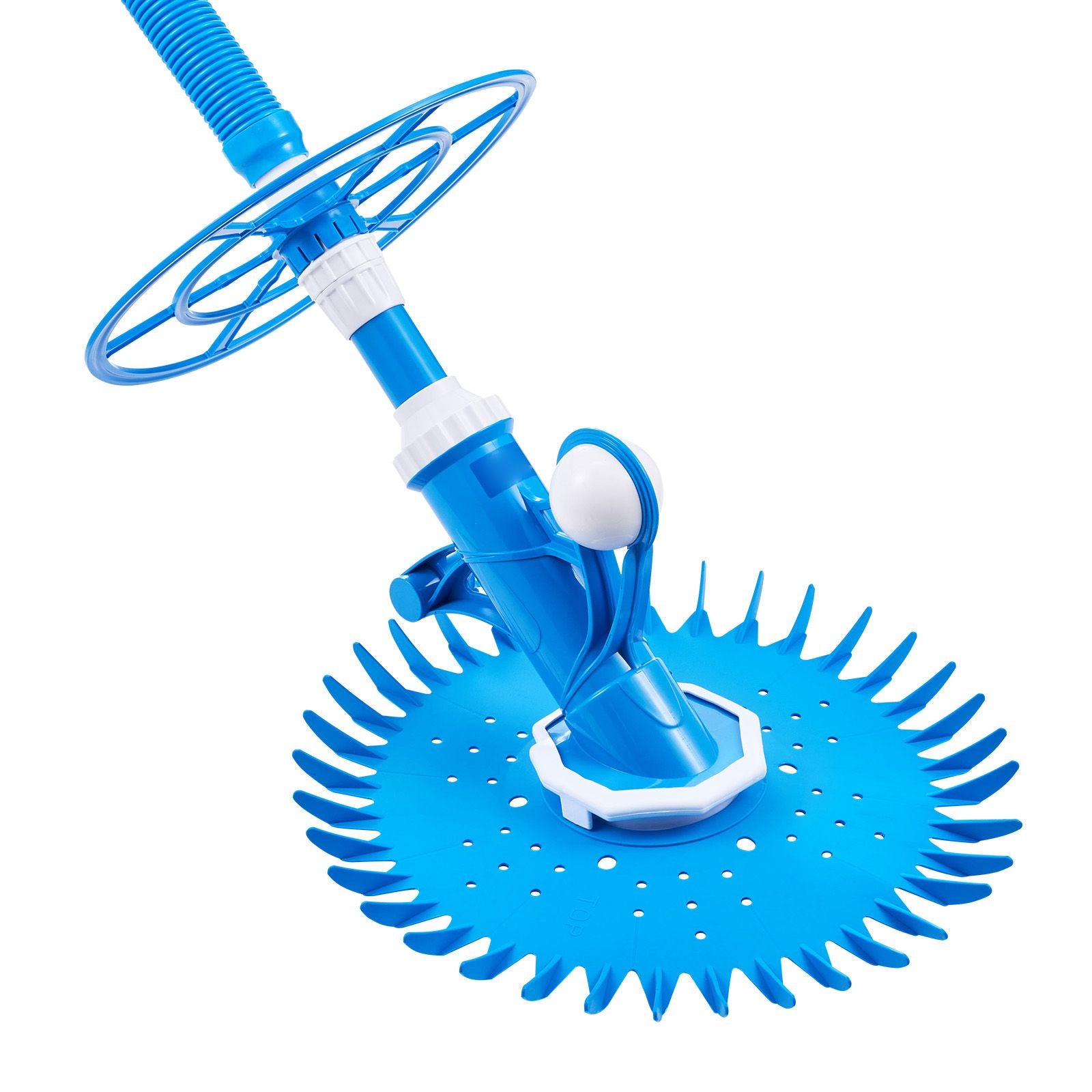 Suction Pool Cleaner, Automatic Pool Vacuum Cleaner, Suction Side Automatic Pool Cleaner, Suction Vacuum Pool Sweeper with 12 Hoses, for In-ground and Above-ground Pool Up to 609.6 x 1066.8 cm Bedworld