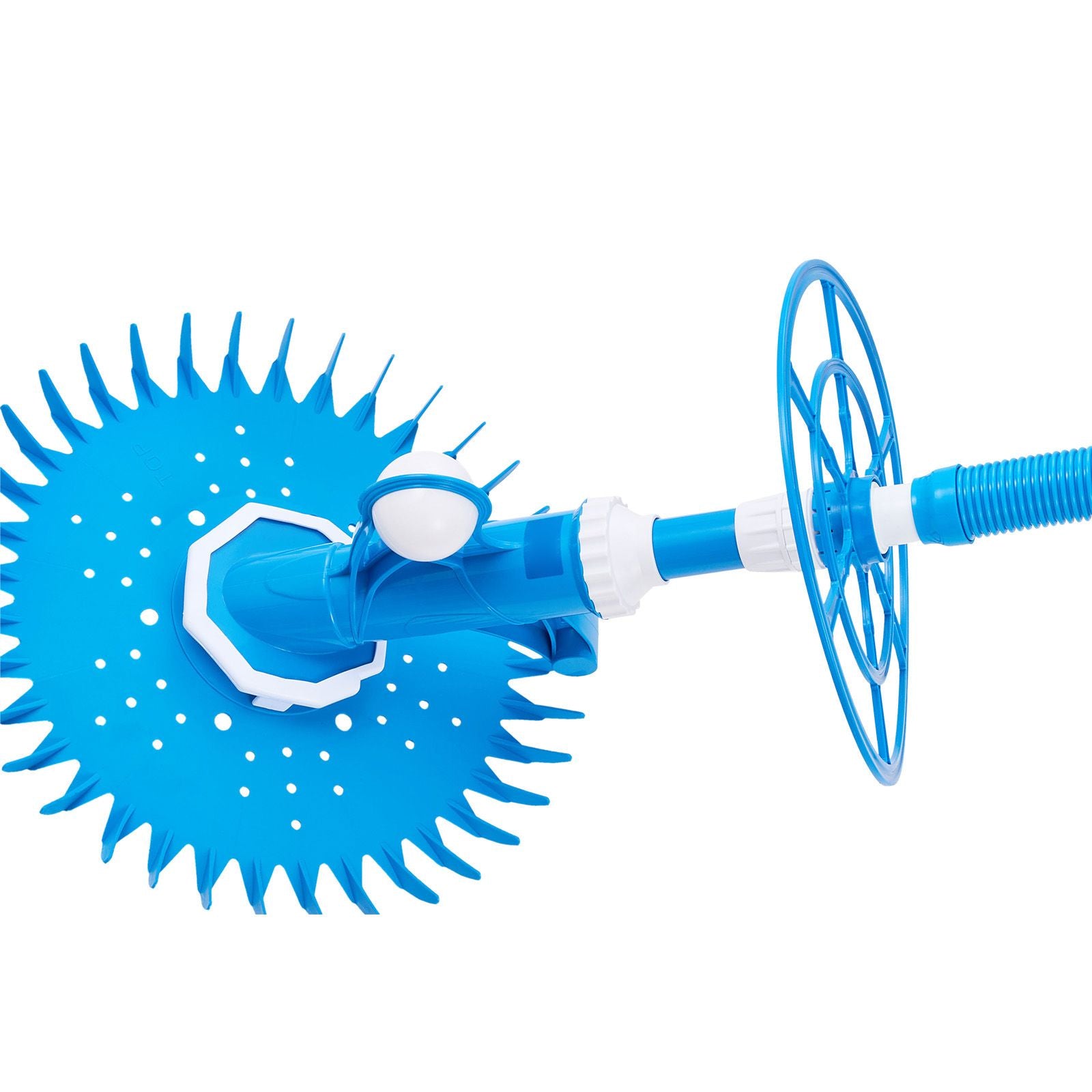 Suction Pool Cleaner, Automatic Pool Vacuum Cleaner, Suction Side Automatic Pool Cleaner, Suction Vacuum Pool Sweeper with 12 Hoses, for In-ground and Above-ground Pool Up to 609.6 x 1066.8 cm Bedworld