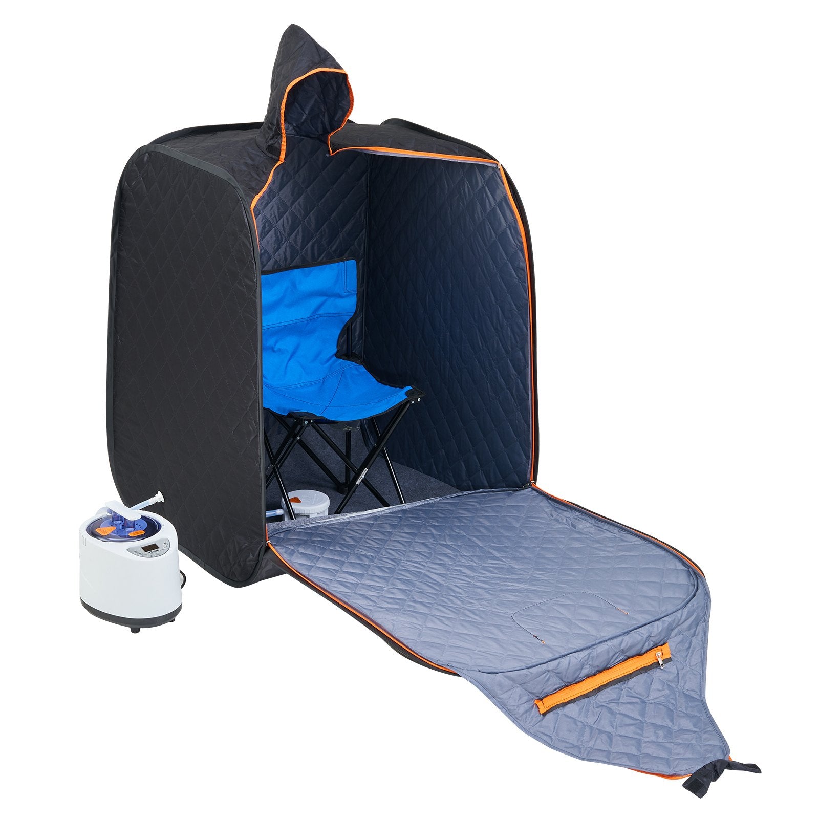 VEVOR Portable Steam Sauna Tent 1000W Personal Spa Loss Weight Detox Therapy, 800x800x1000 mm