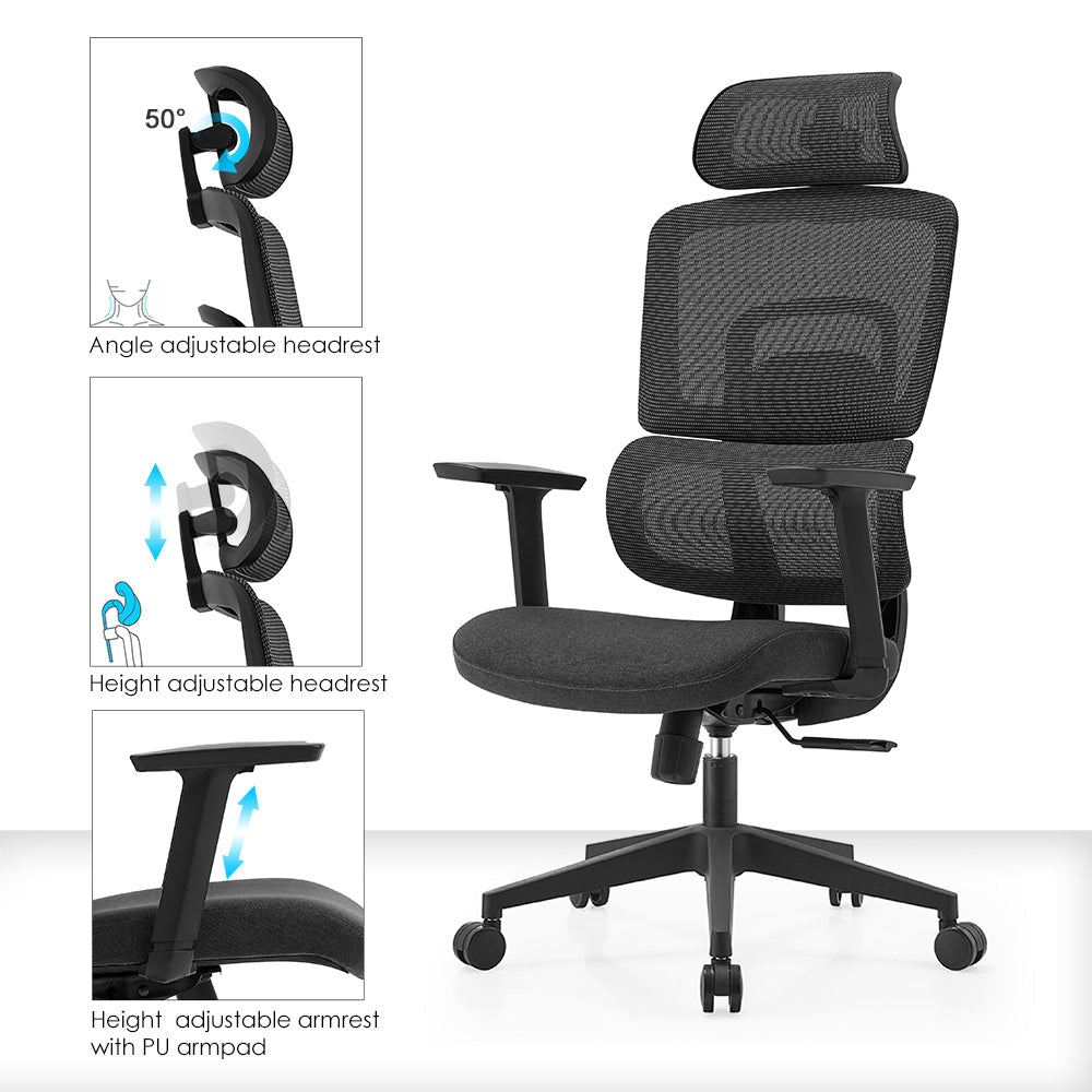 High back ergomonic mesh office chair