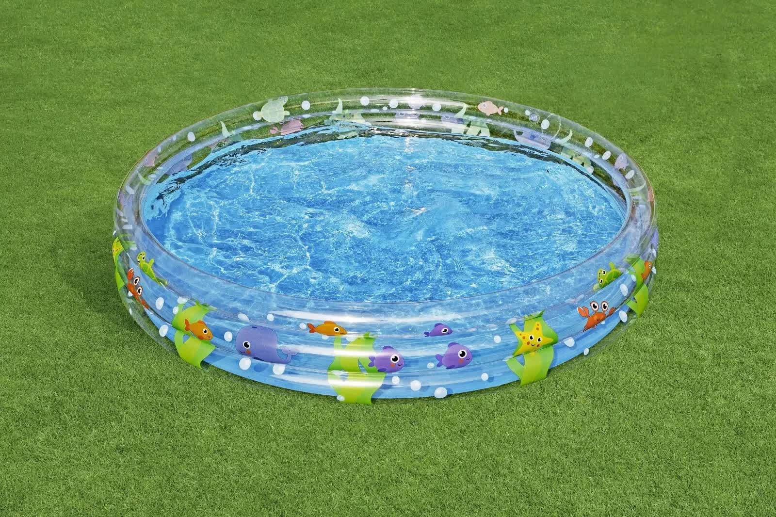 Bestway 1.83m x H33cm Deep Dive 3-Ring Inflatable Play Pool