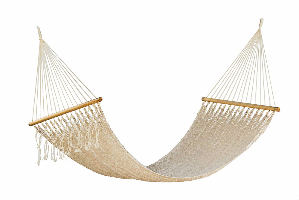 Mayan Legacy Queen Size Outdoor Cotton Mexican Resort Hammock